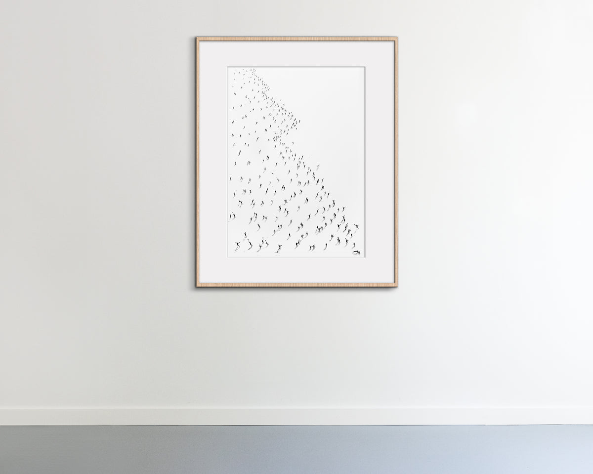 Hand-finished print 'Playa' 27x19 in.